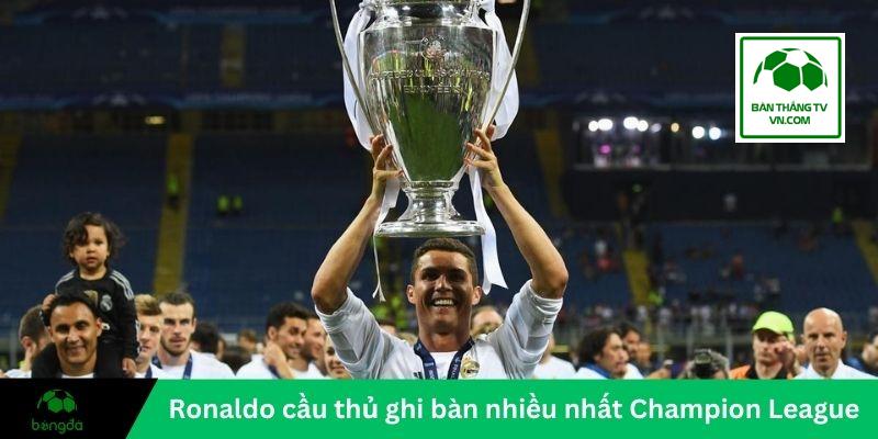 Ronaldo cầu thủ ghi bàn nhiều nhất Champion League